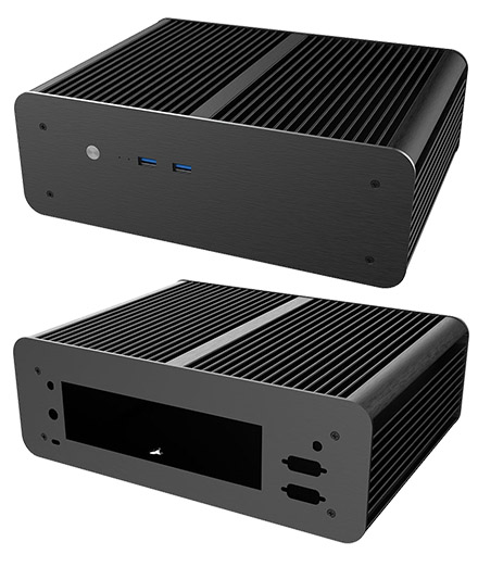 Akasa Euler MX PLUS Mini-ITX enclosure (A-ITX56-M1B)