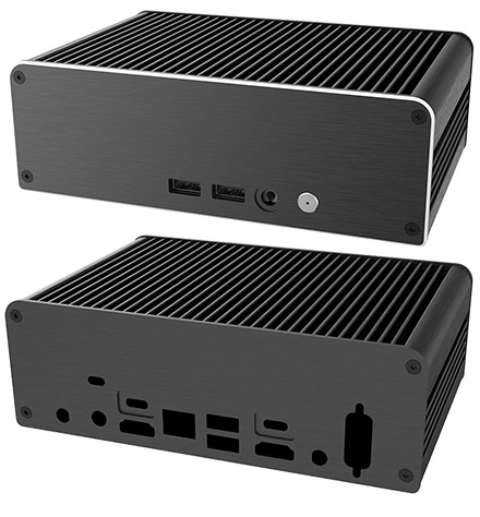 Akasa Newton CWS Gehuse (fr Intel NUC12/13 Pro i3) <b>[A-NUC93-M1B]</b>