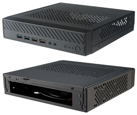 Akasa Cypher MX3 Thin-ITX Gehuse (A-ITX38U3-M1B)