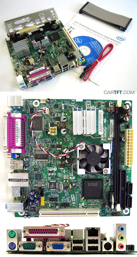 Intel D945GCLF<b>2D</b> (with integrated Atom 2x 1.6Ghz CPU)